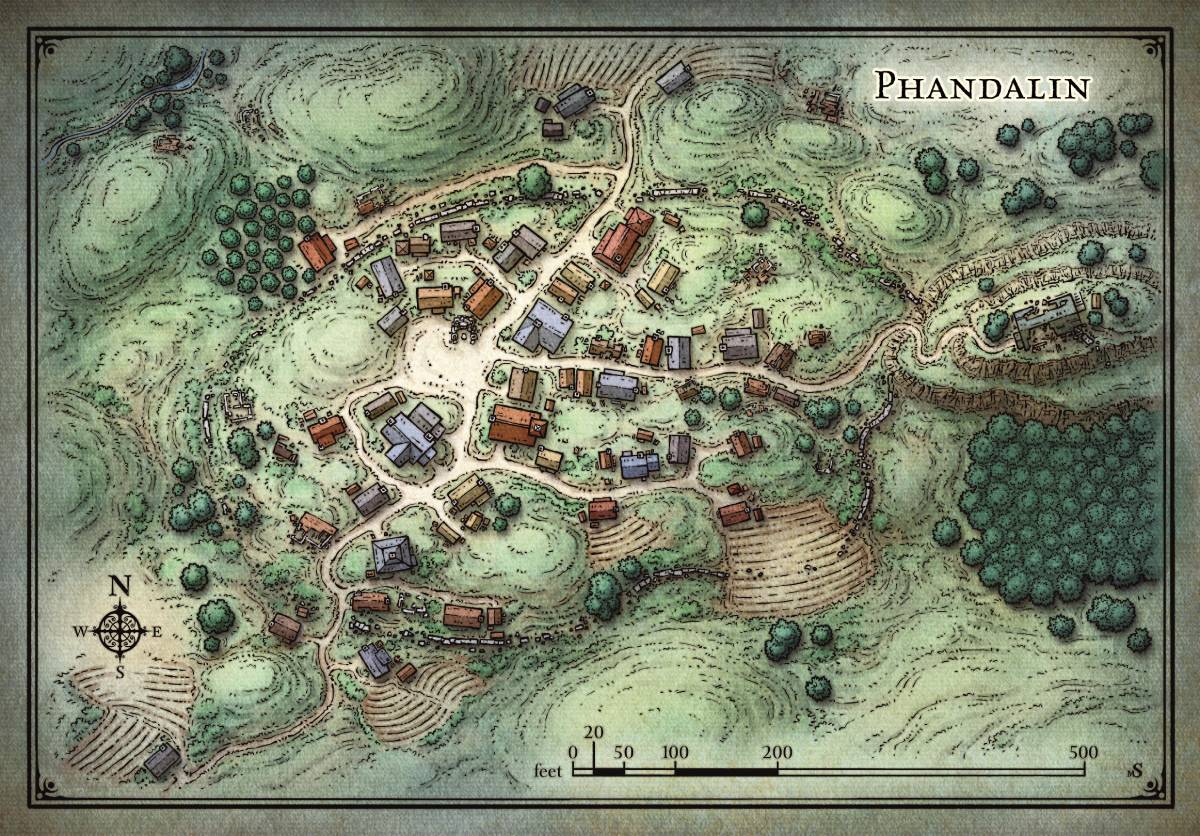 ファンダリンの地図